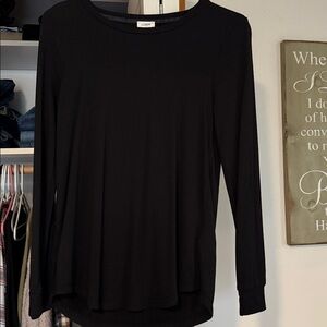 J. Crew Elegant Black Top